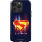 Superman 2025 Energy Shield Neon Emblem iPhone 15 Pro Impact Case